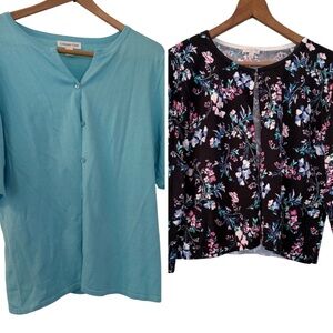 Coldwater Creek & Talbots Cardigans - Lot of 2